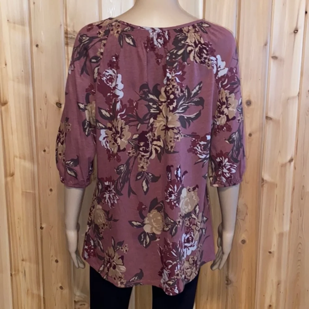Sonoma Boho Cotton/Modal Top Large - Picture 4 of 6